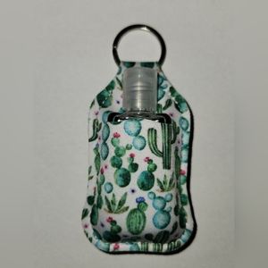 Cactus Key chain and hand sanitizer bottle